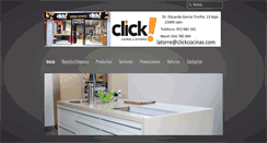 Desktop Screenshot of clickcocinasyarmarios.com